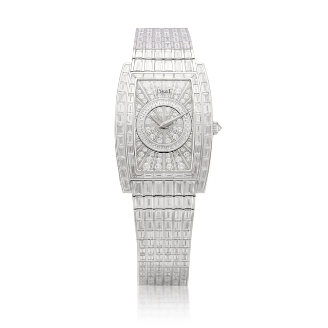 Limelight (Reference G0A31054). A white gold and diamond-set bracelet