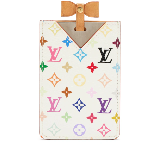 White Monogram Multicolore Takashi Murakami Etui Miroir Mirror and Case, 2003