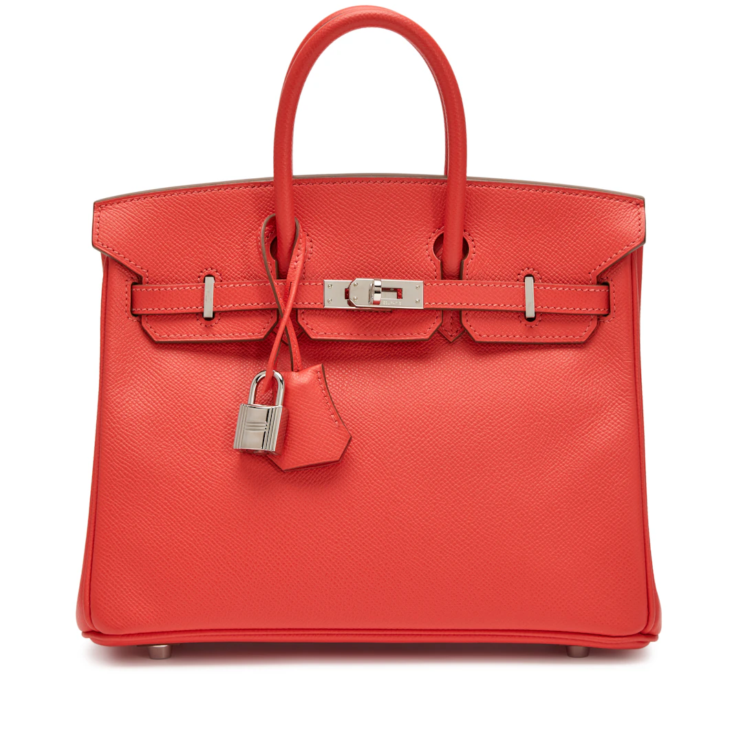 Rose Jaipur Epsom Birkin 25 Palladium Hardware, 2014