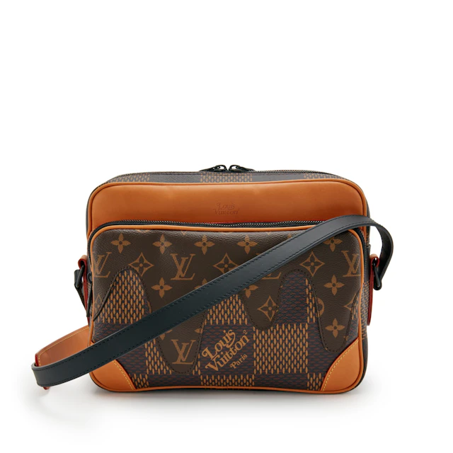 Virgil Abloh NIGO Brown Giant Damier Ebene & Drip Monogram Coated