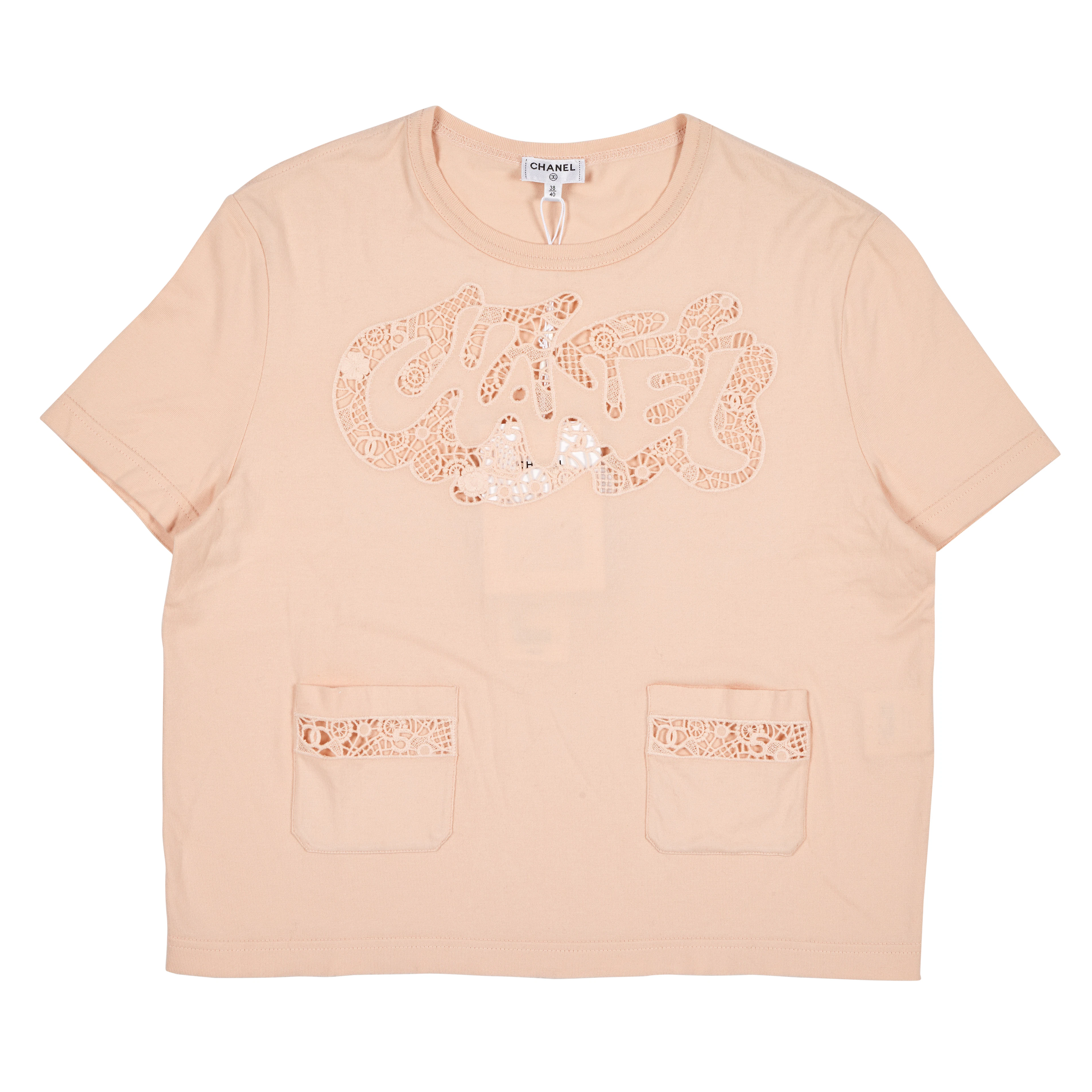 Pink Cutout Logo T-Shirt, 2020