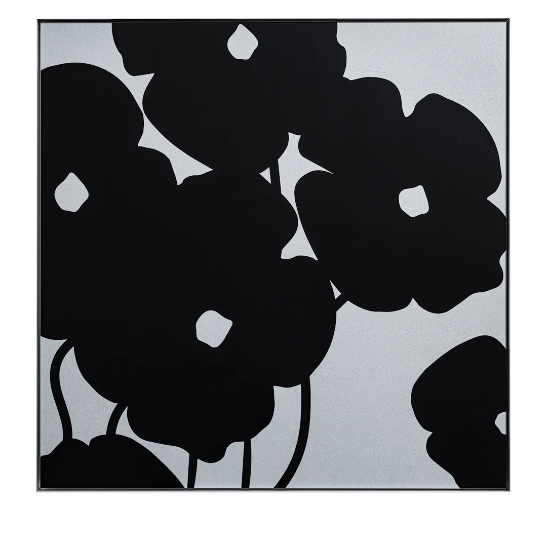 Black Poppies in Cement