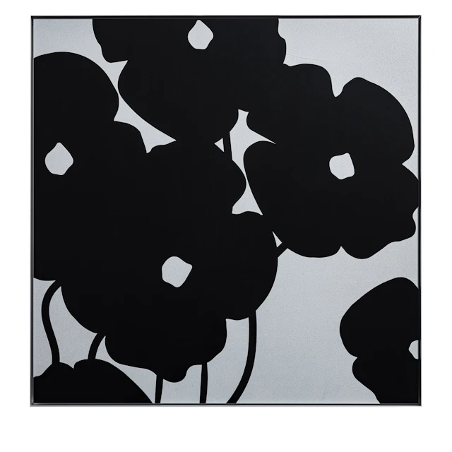 Black Poppies in Cement