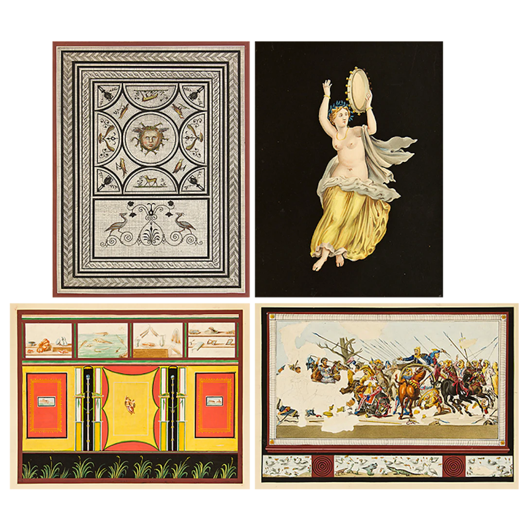 Album of Pompeiian frescoes