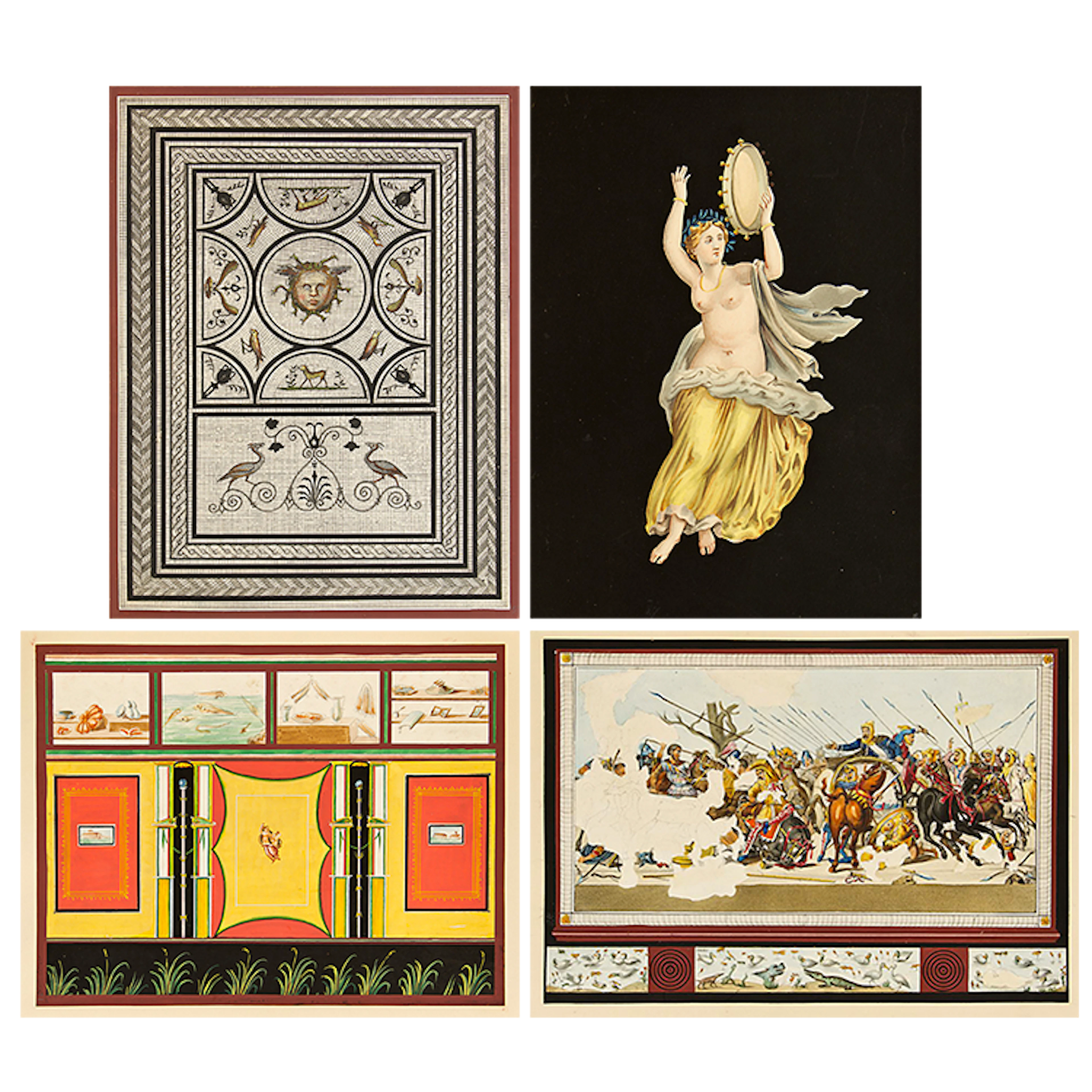Album of Pompeiian frescoes
