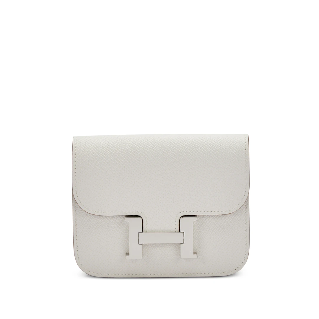 Gris Pale Epsom Constance Slim Palladium Hardware, 2023