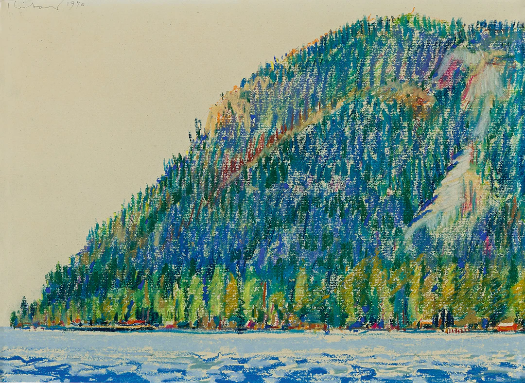 Untitled (Hillside and Lake)