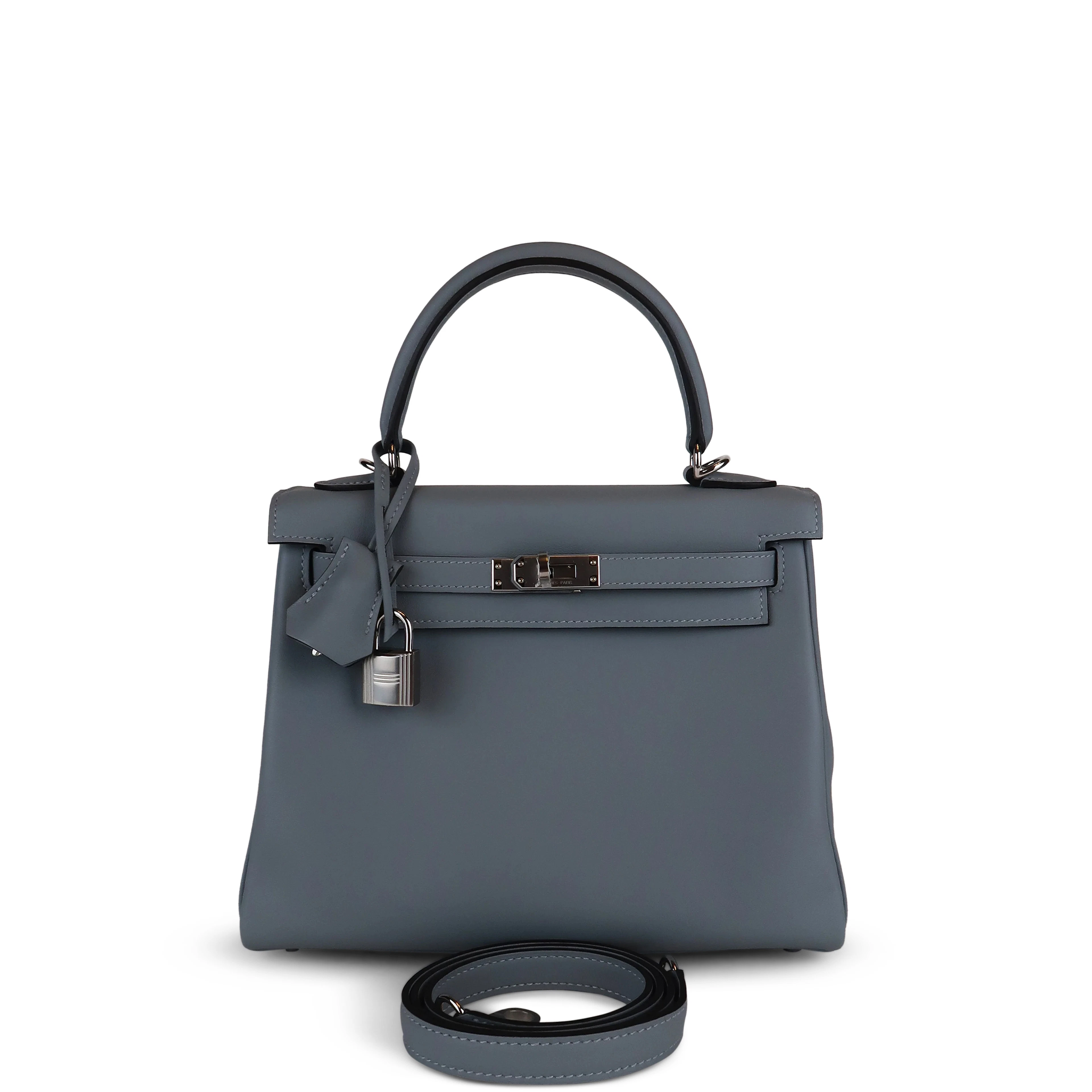 Gris Pantin Swift Retourne Kelly 25 Palladium Hardware, 2026