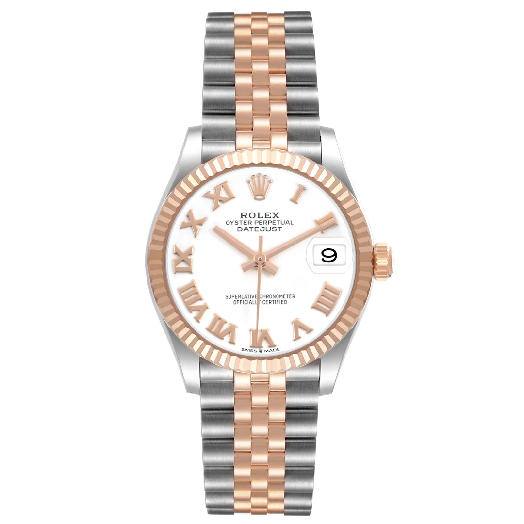 Datejust (Reference 278271). A 31mm stainless steel rose gold automatic
