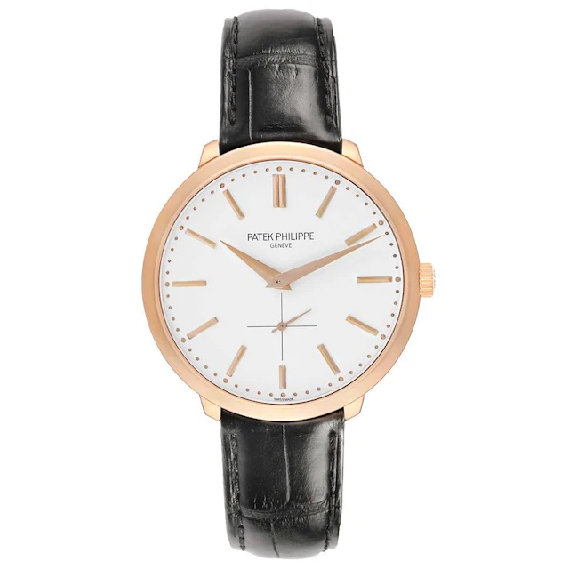 Calatrava (Reference 5123R-001). A 38mm rose gold manual wind wristwatch. 2013