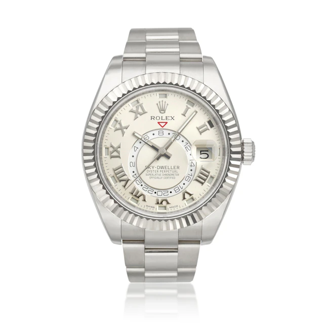 Sky-Dweller (Reference 326939-0001). A 42mm white gold annual calendar