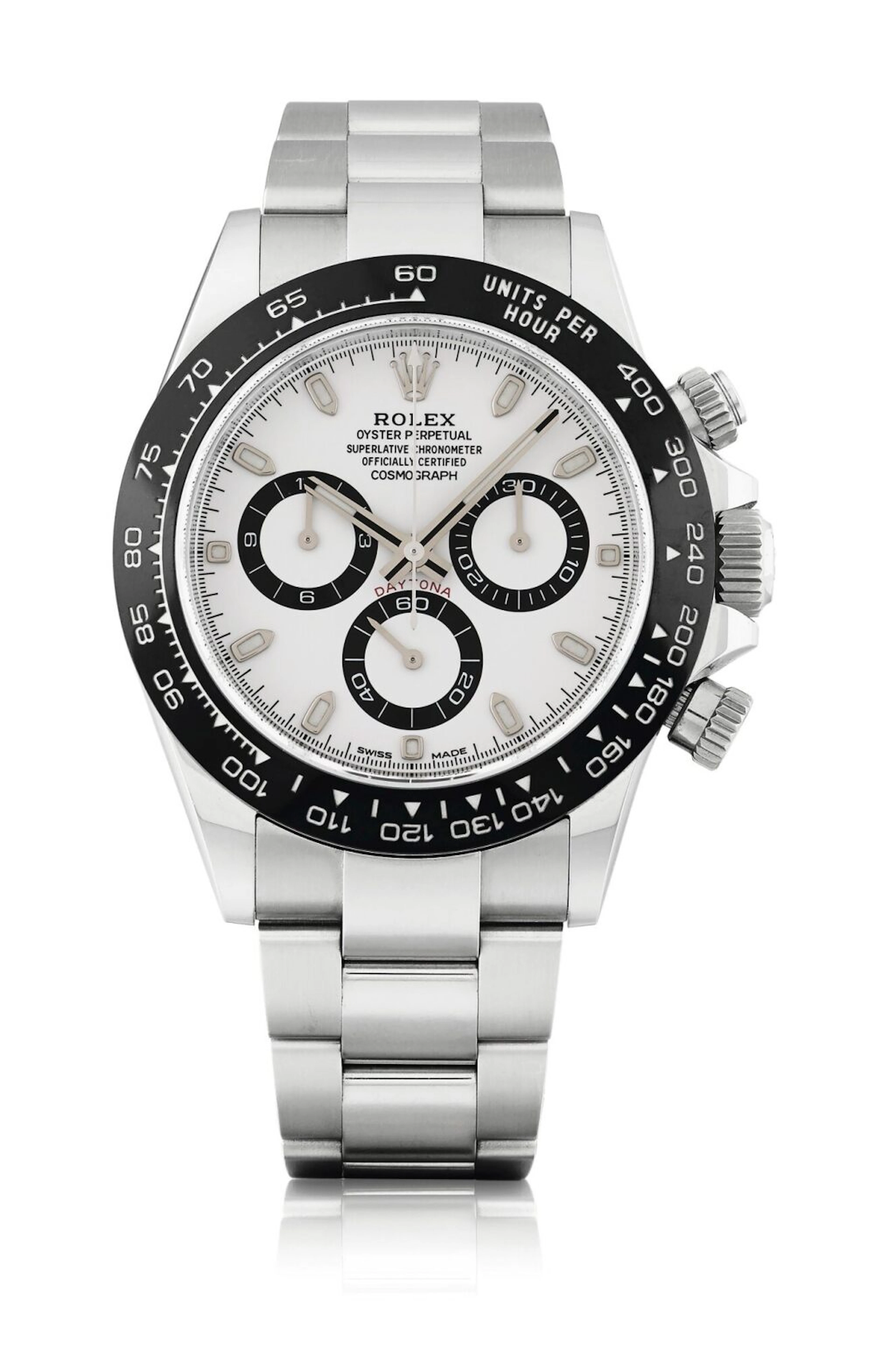 Cosmograph Daytona 'Panda' (Reference 116500LN). A 40mm stainless