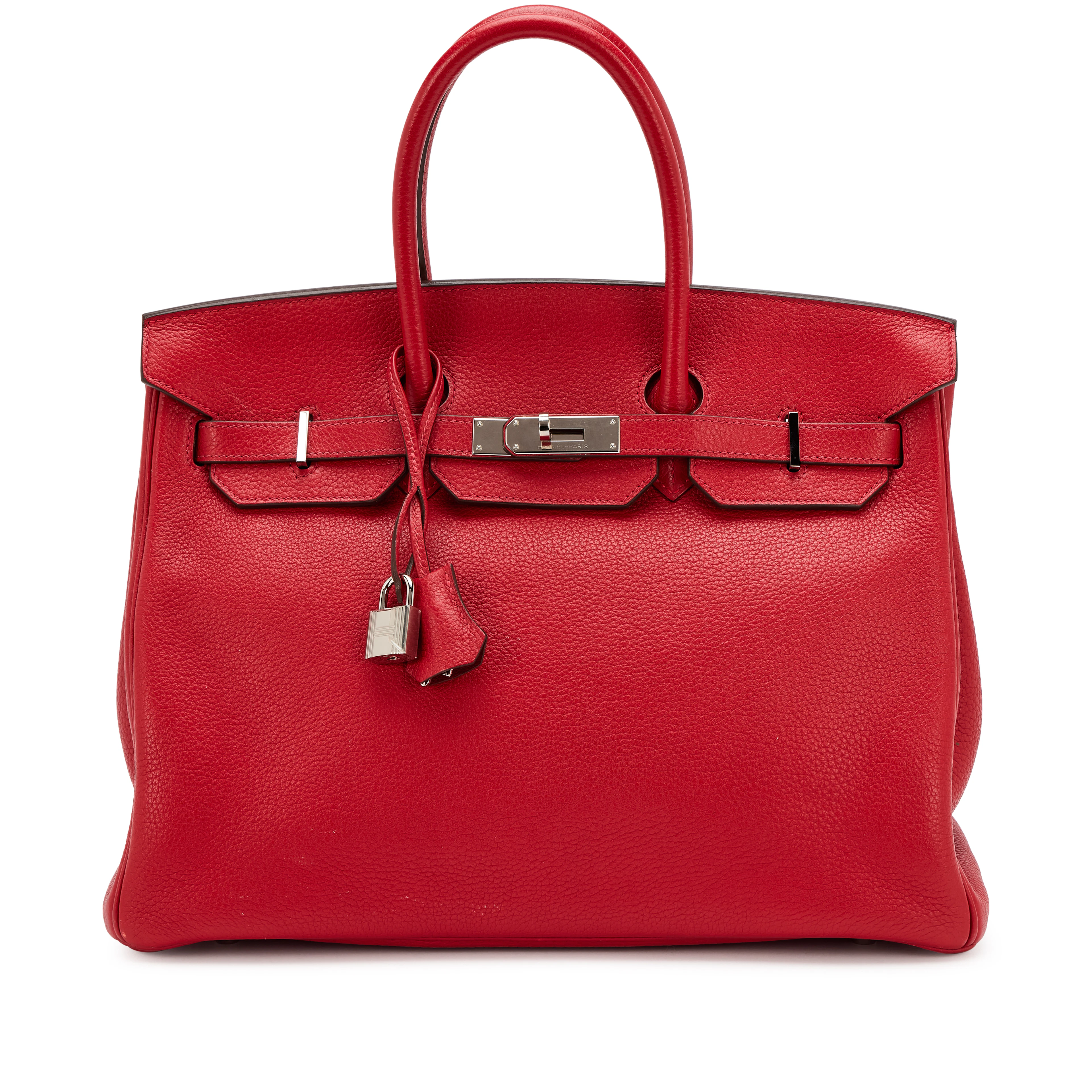 Rouge Casaque Clemence Birkin 35 Palladium Hardware, 2012