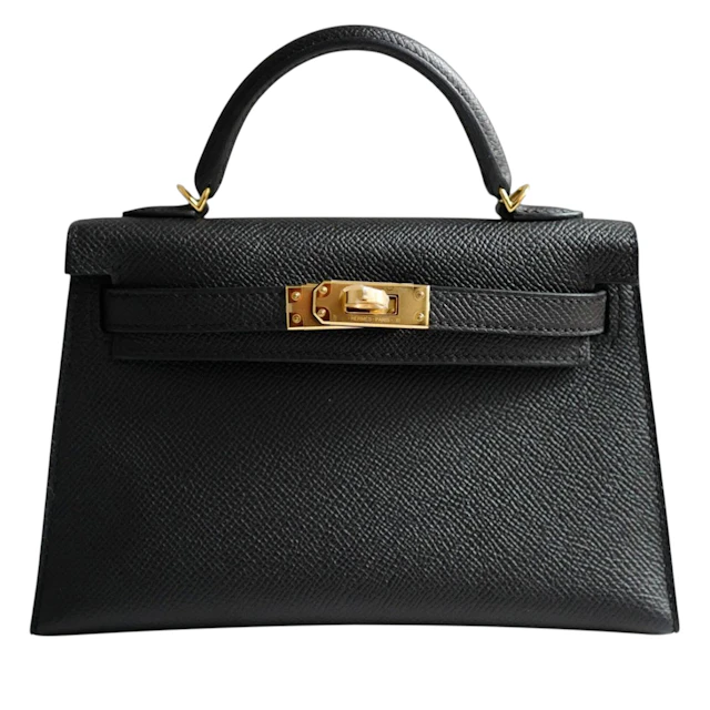 Black Epsom Mini Kelly 20 II Gold Hardware, 2026