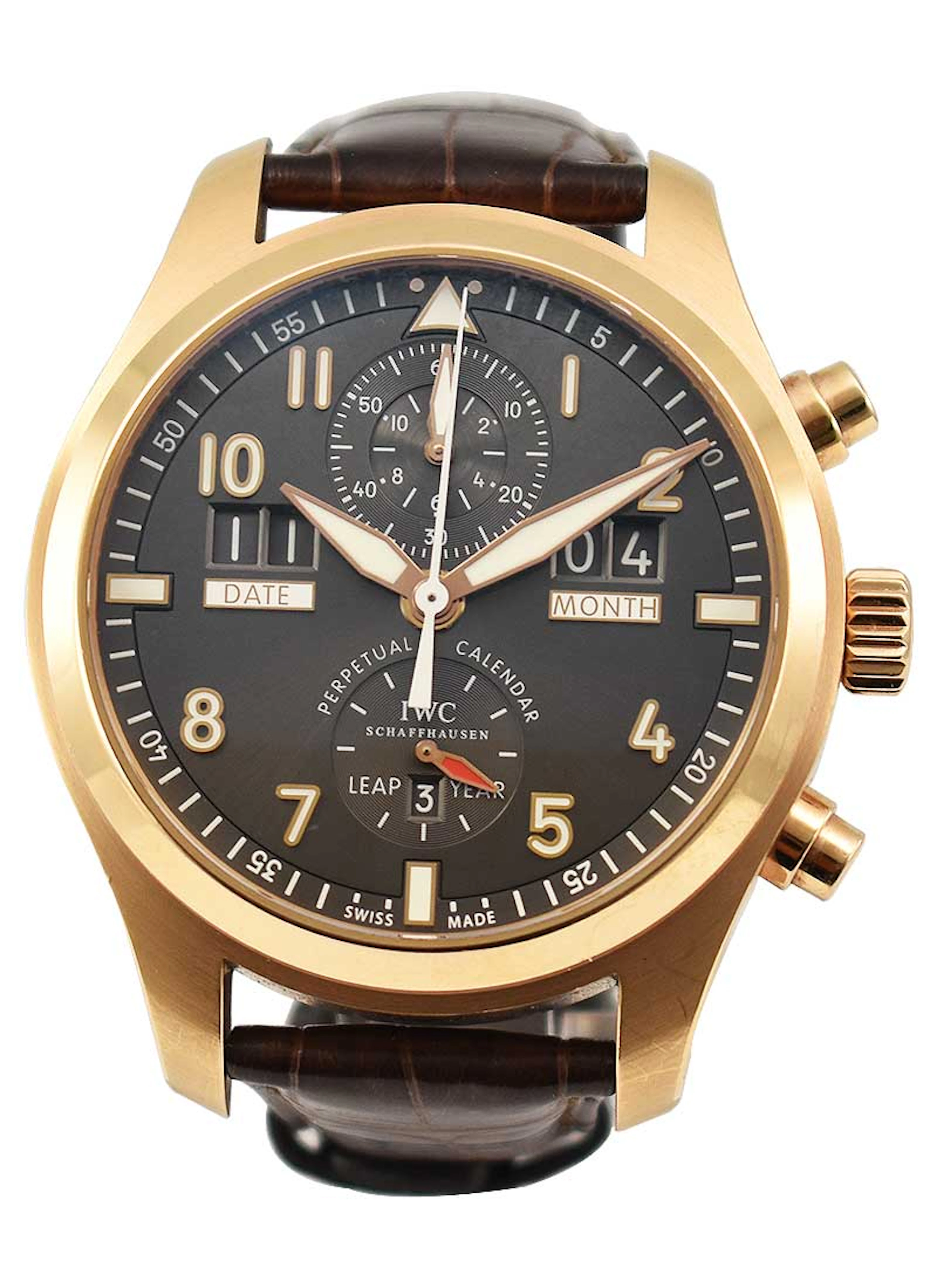 Spitfire (Reference IW379103). A 46mm rose gold automatic wristwatch
