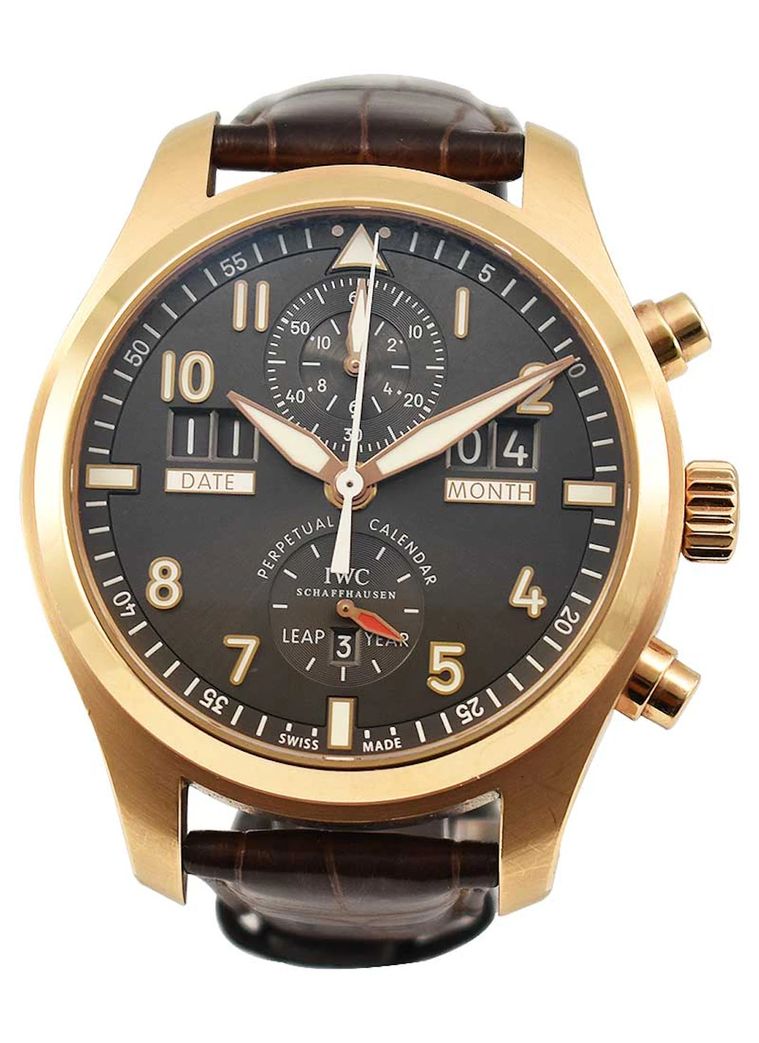 Spitfire (Reference IW379103). A 46mm rose gold automatic wristwatch