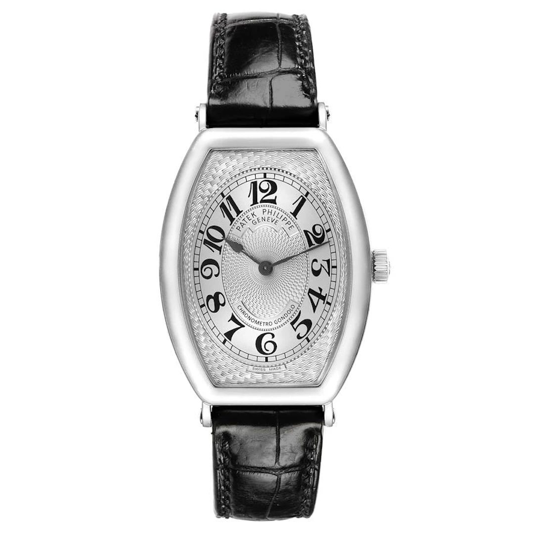 Gondolo (Reference 5098P). A 42mm platinum manual wind wristwatch.