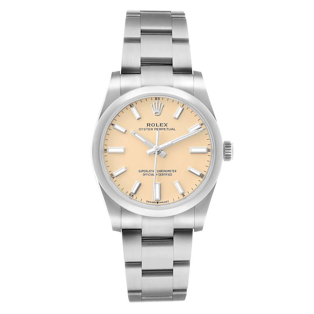 Oyster Perpetual (Reference 124200). A 34mm unworn stainless steel