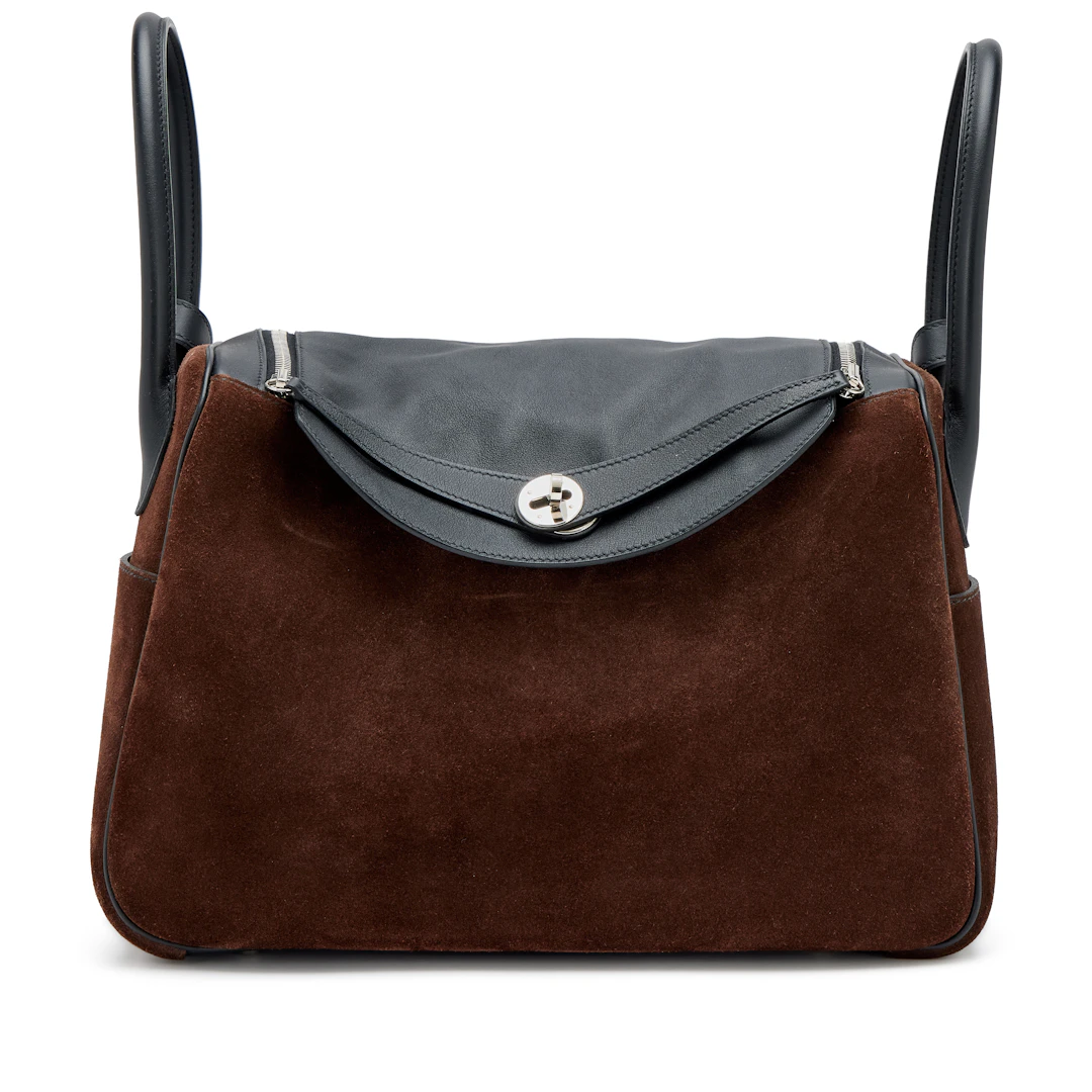Black Swift and Marron Fonce Doblis Suede Grizzly Lindy 34 Palladium