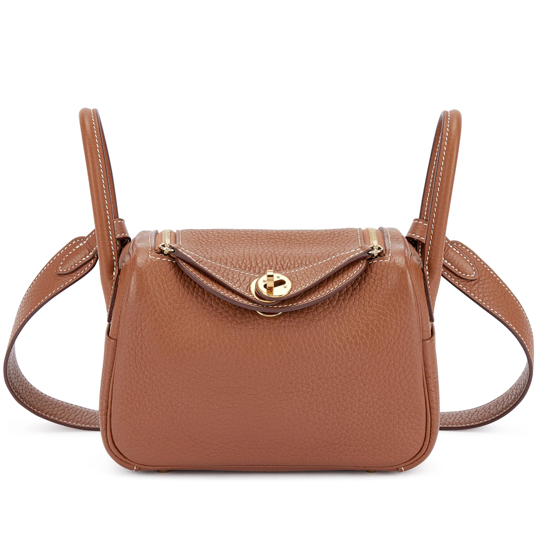Gold Clemence Mini Lindy 20 Gold Hardware, 2022
