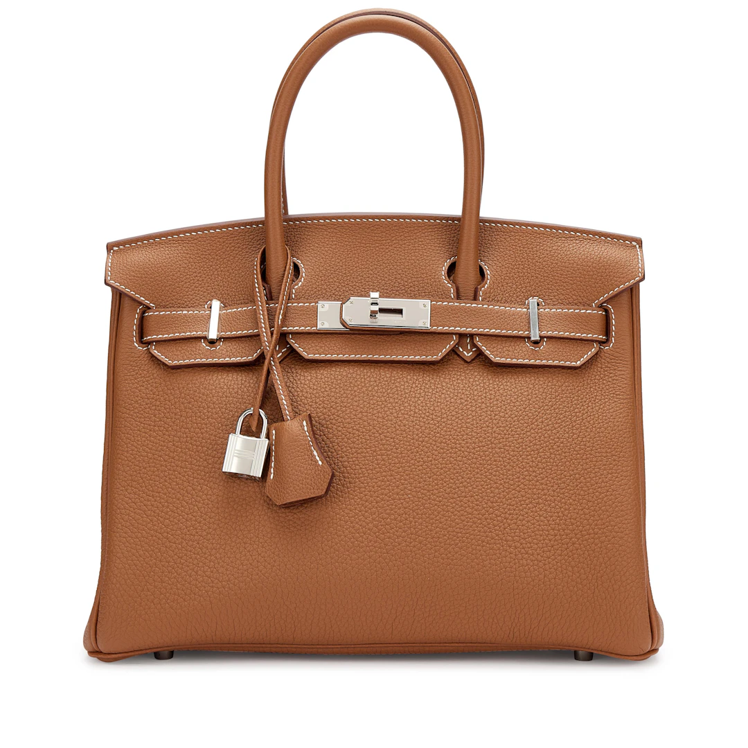 Gold Togo Birkin 30 Palladium Hardware, 2026