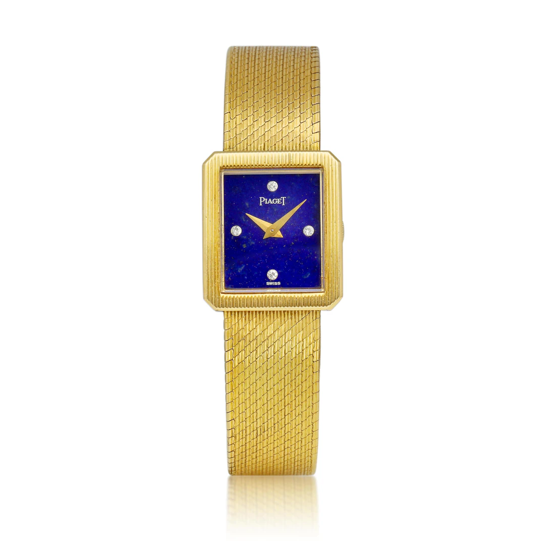 Protocole (Reference 4154B12). A 22.5mm yellow gold and diamond-set