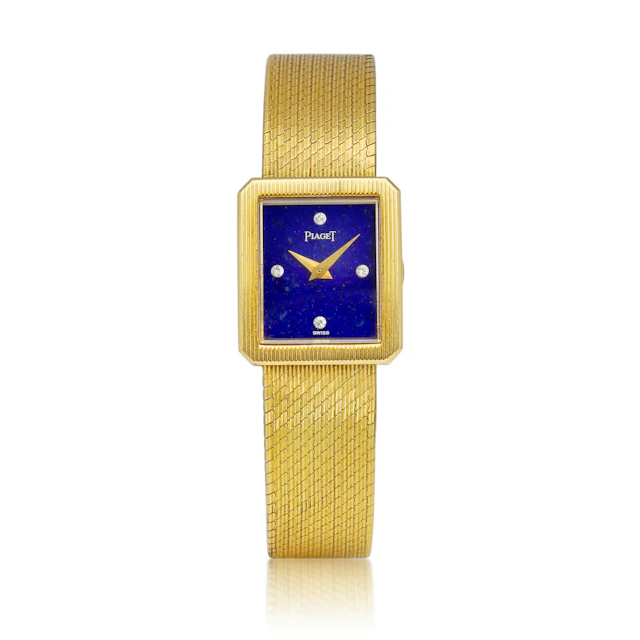 Protocole (Reference 4154B12). A 22.5mm yellow gold and diamond-set