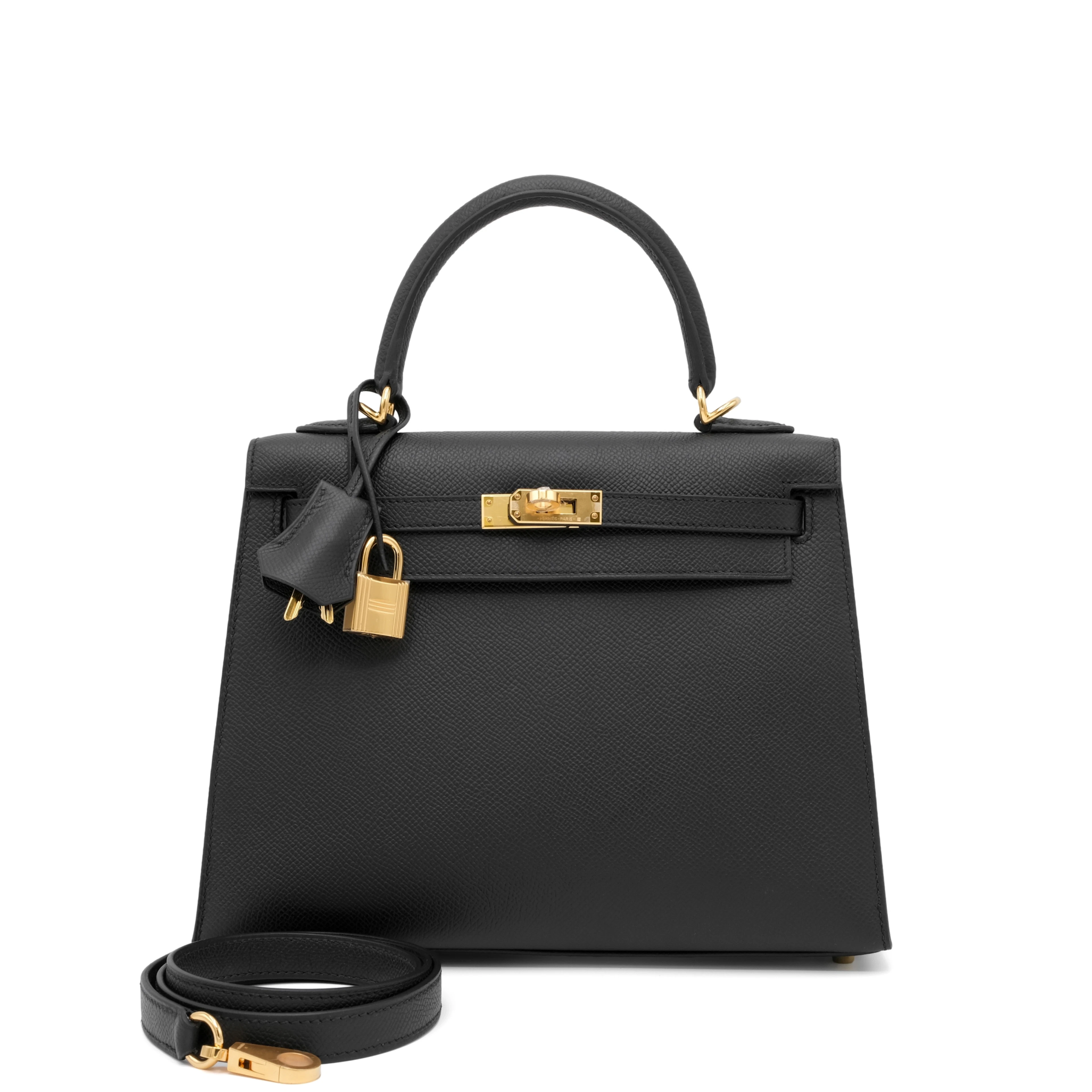 Black Epsom Sellier Kelly 25 Gold Hardware, 2026