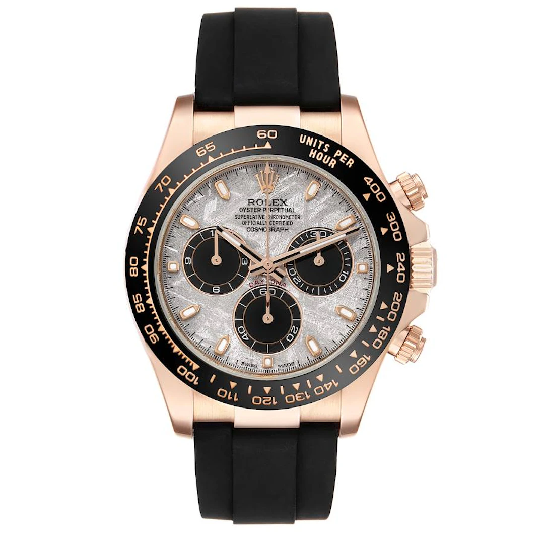 Cosmograph Daytona 'Meteorite' Dial (Reference 116515LN). A 40mm rose