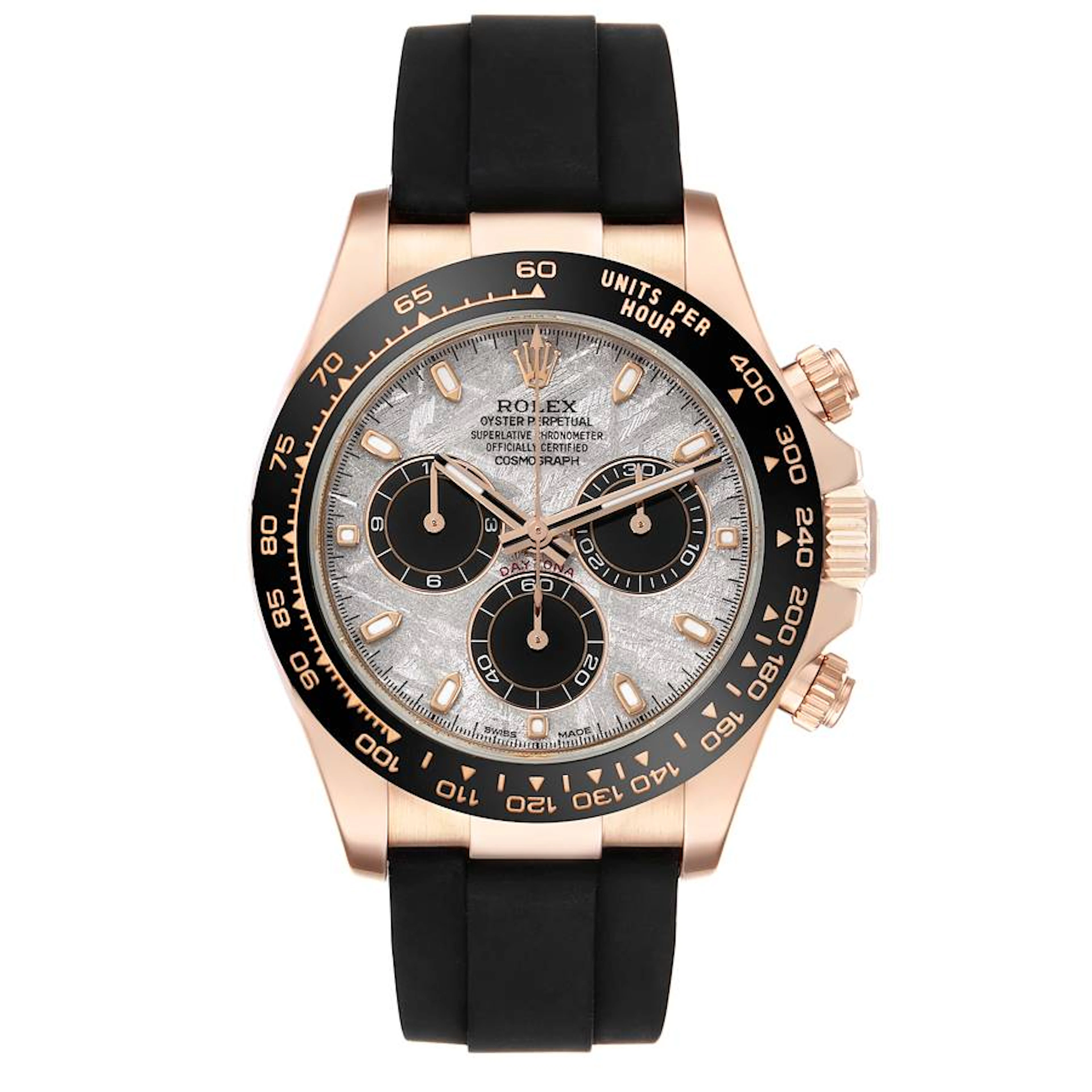 Cosmograph Daytona 'Meteorite' Dial (Reference 116515LN). A 40mm rose