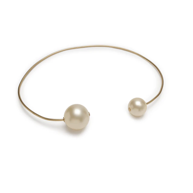 Oversized Faux Pearl Ball Choker Necklace, 2014