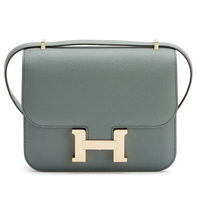 Vert Amande Epsom Mini Constance 18 Permabrass Hardware, 2025