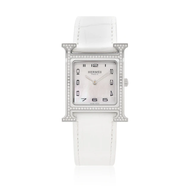 Heure H Small (Reference HH1.531). A 25mm stainless steel diamond-set