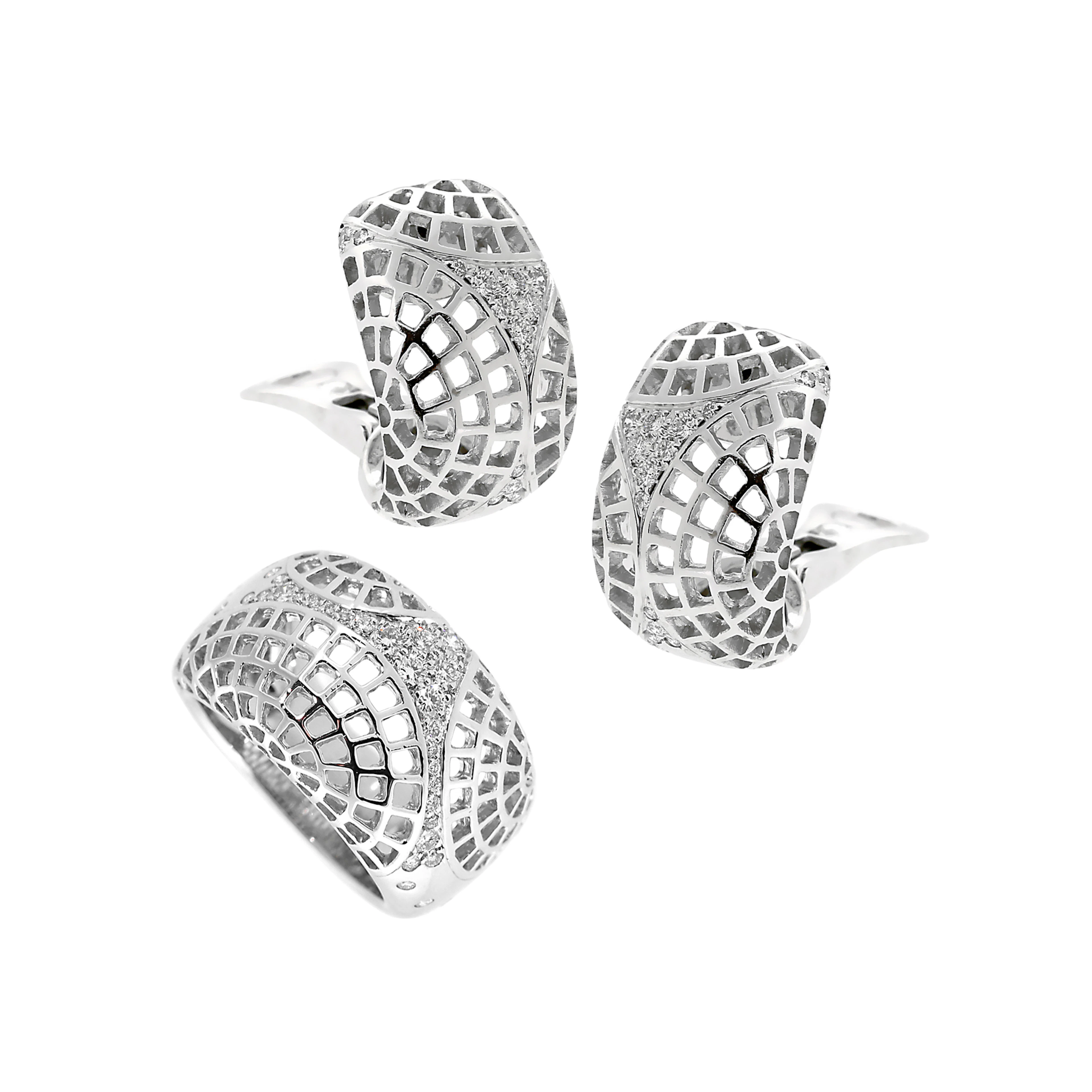 White Gold and Diamond Nouvelle Vague Suite