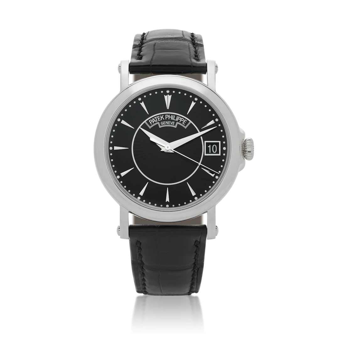 Calatrava (Reference 5153G-001). A 38mm white gold automatic wristwatch