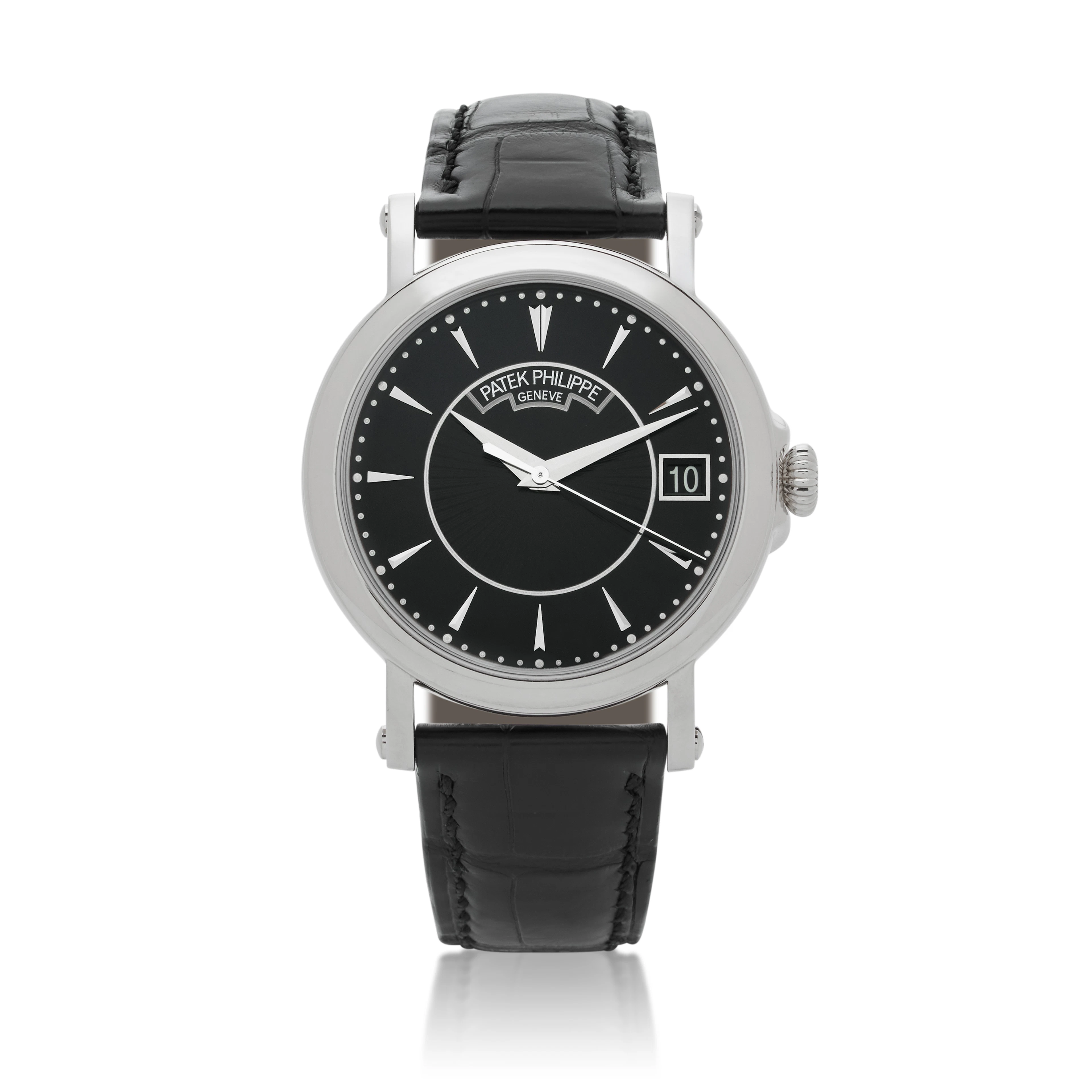 Calatrava (Reference 5153G-001). A 38mm white gold automatic wristwatch