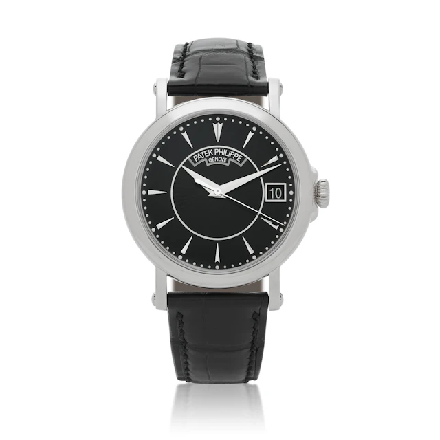 Calatrava (Reference 5153G-001). A 38mm white gold automatic wristwatch