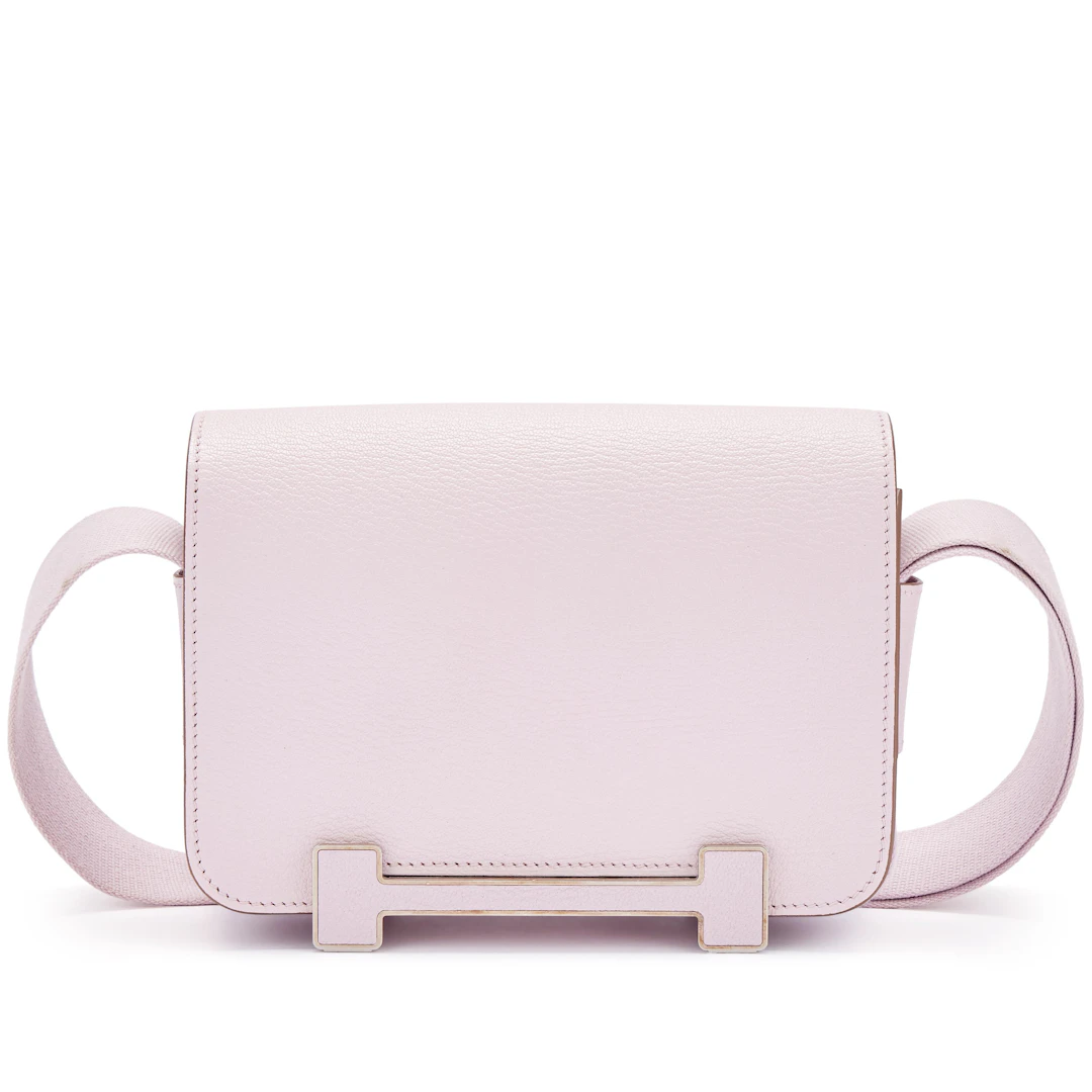 Mauve Pale Chèvre and Biscuit Verso Geta Palladium Hardware, 2023