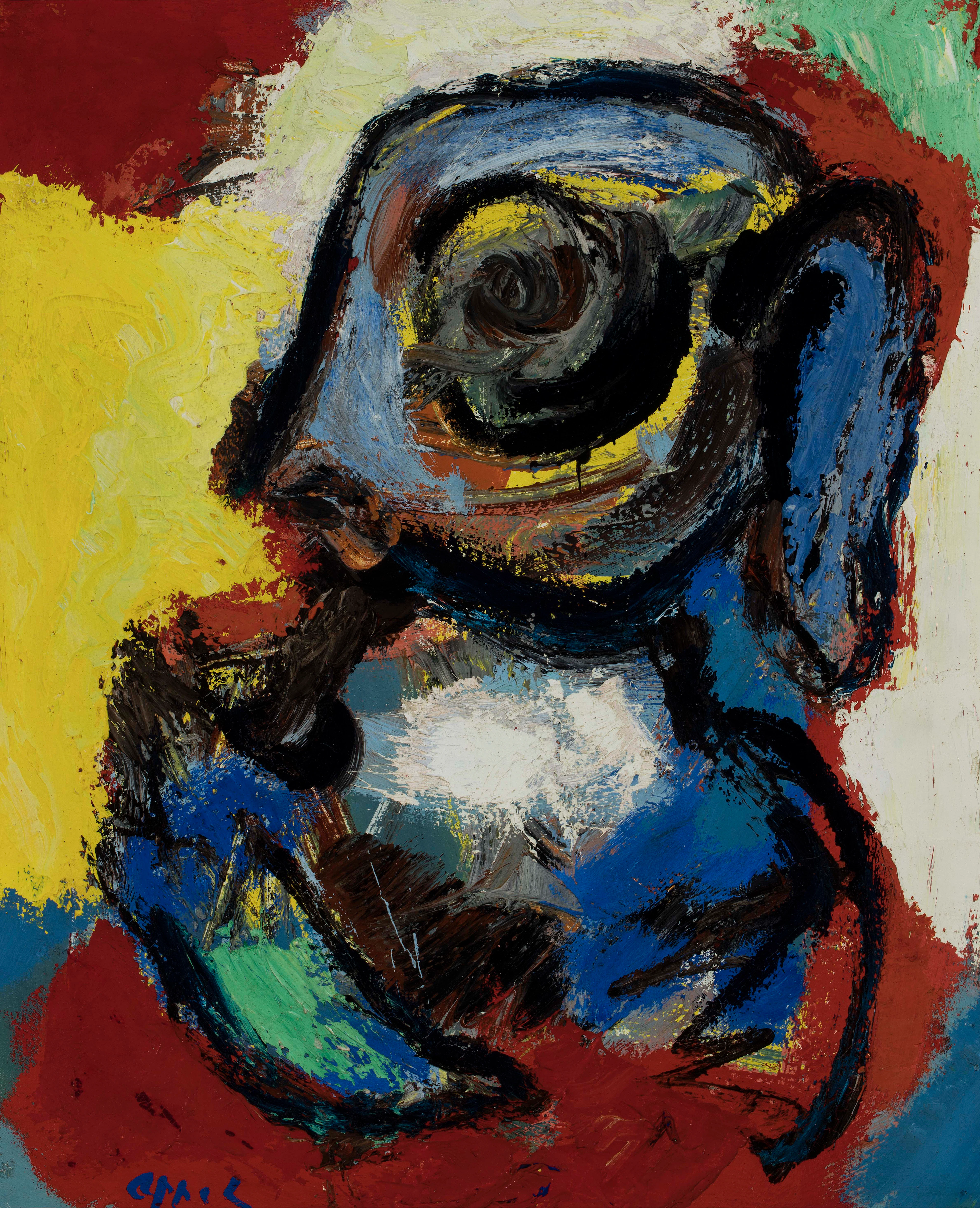 Karel Appel, Profil jeune fille, 1965