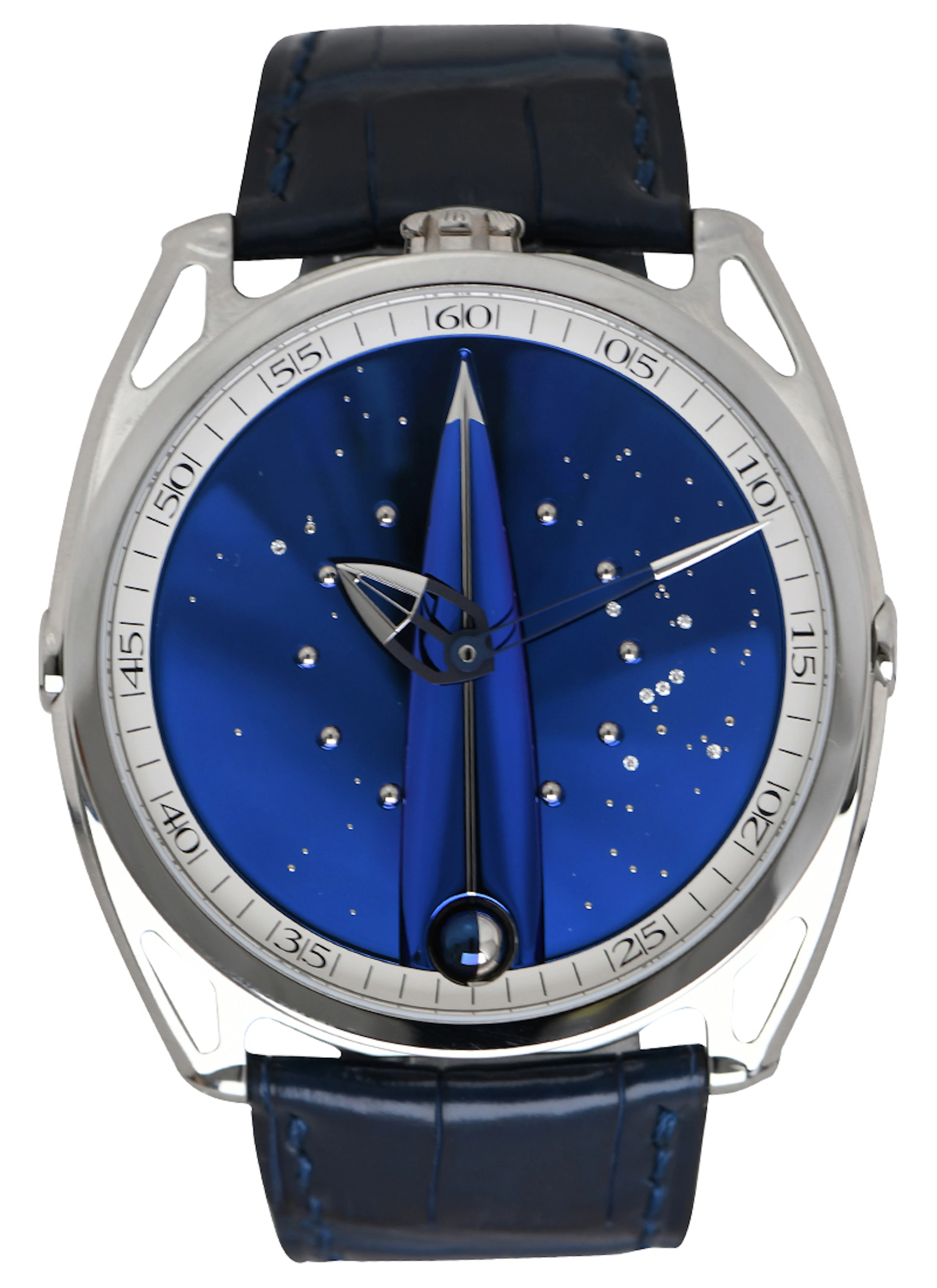 DB28 Skybridge (Reference DB28CES). A 45mm titanium manual wind wristwatch