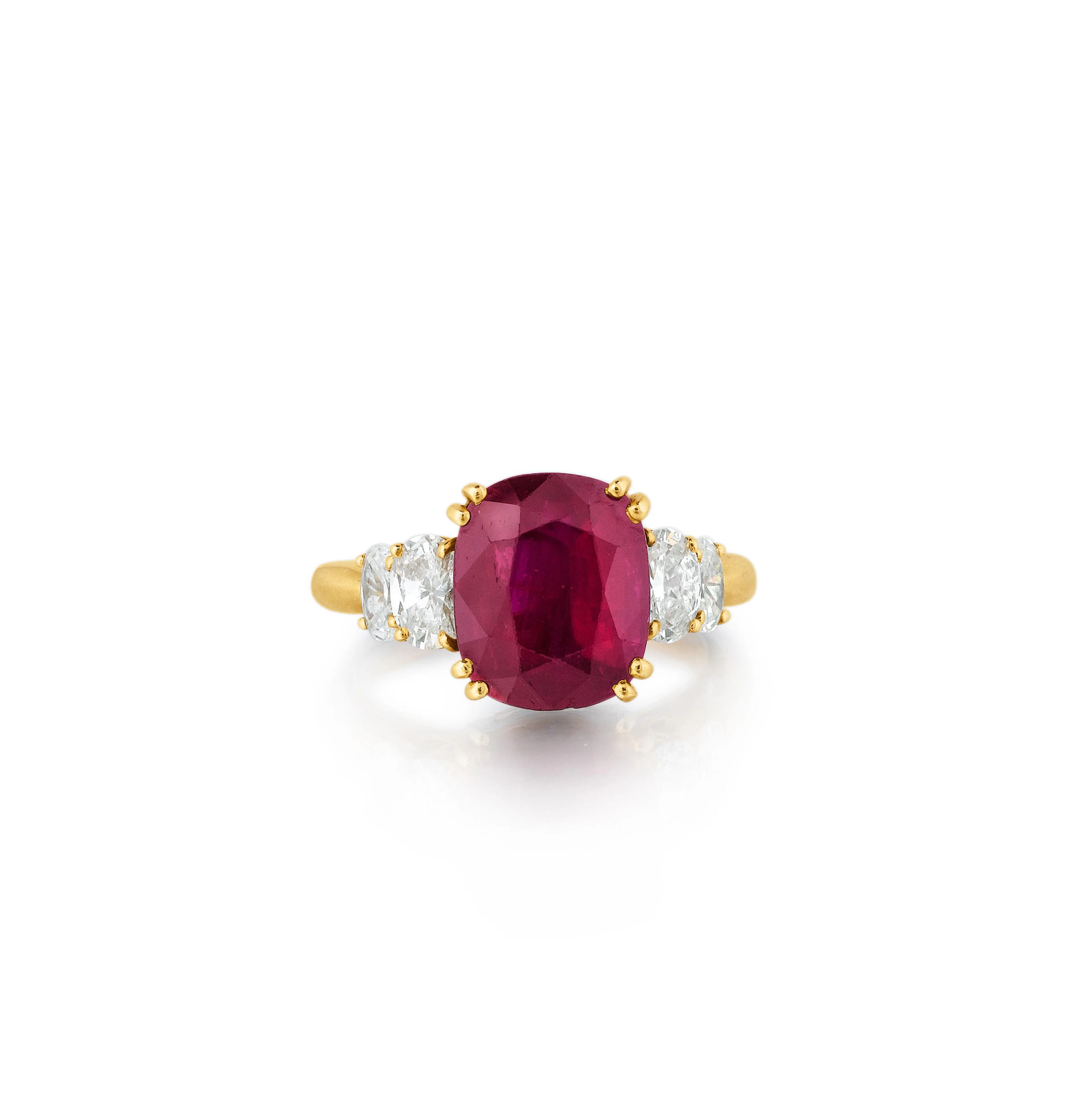 Bague rubis et diamants | Ruby and diamond ring
