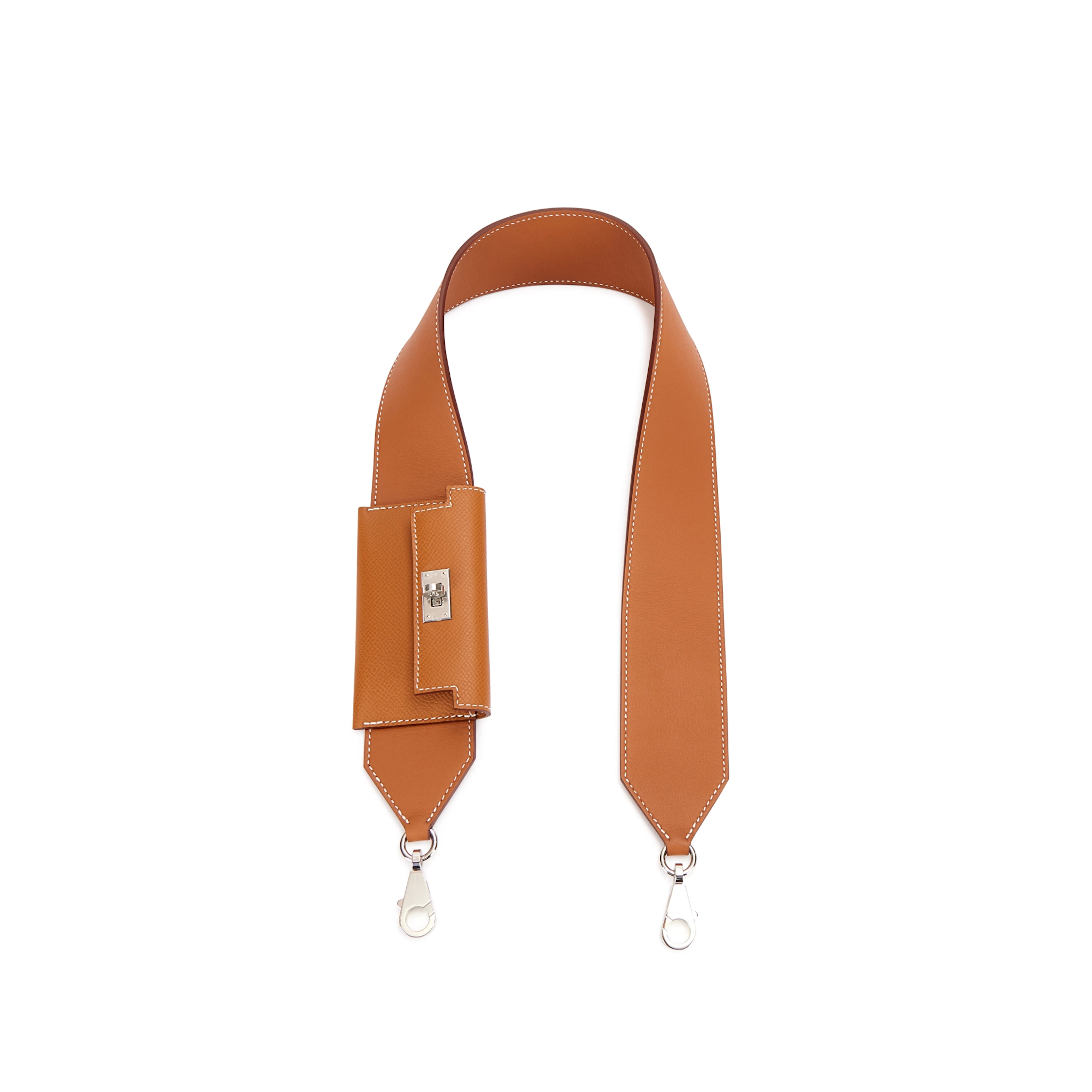 Gold Epsom and Swift Kelly Pocket Strap Palladium Hardware, 2024