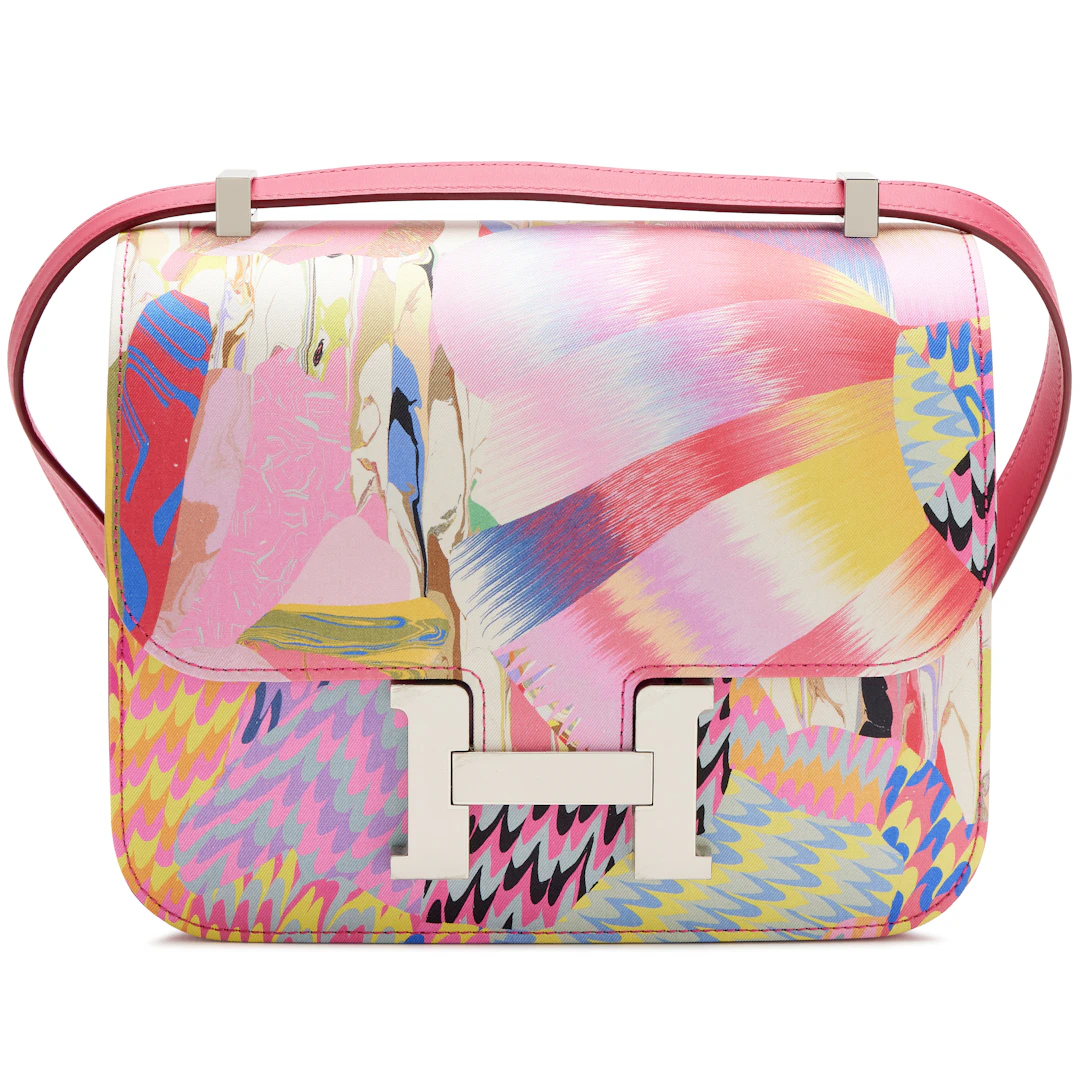 Limited Edition Rose Mexico Swift and Marble Silk Constance 24 Palladium