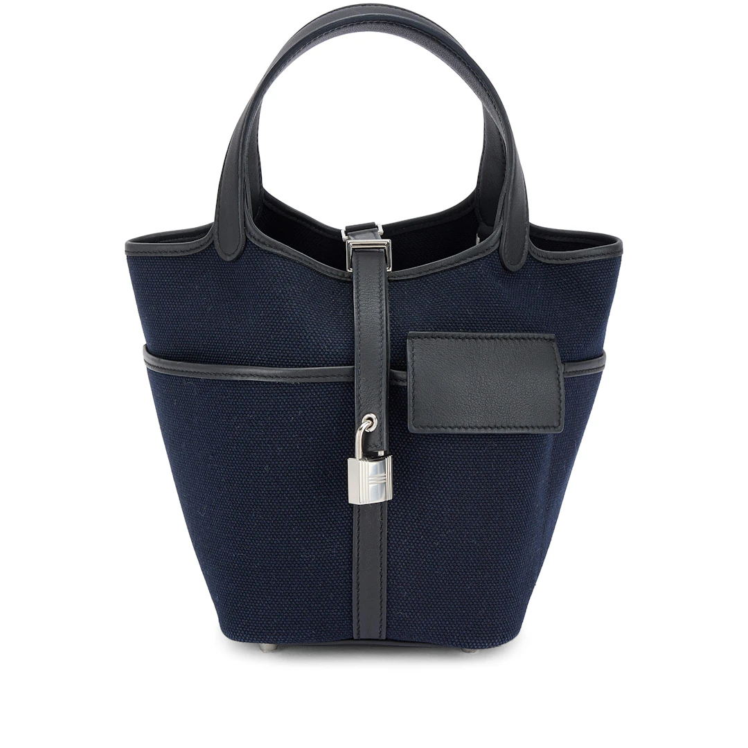 Limited Edition Black Swift and Bleu Marine Toile Goeland Cargo Picotin