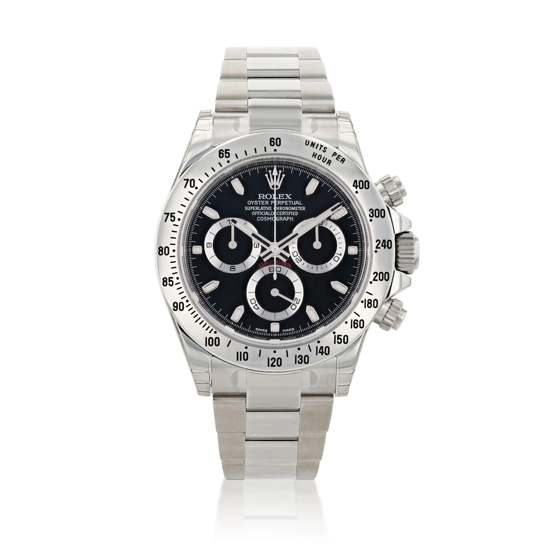 Daytona, reference 116520, stainless steel chronograph wristwatch