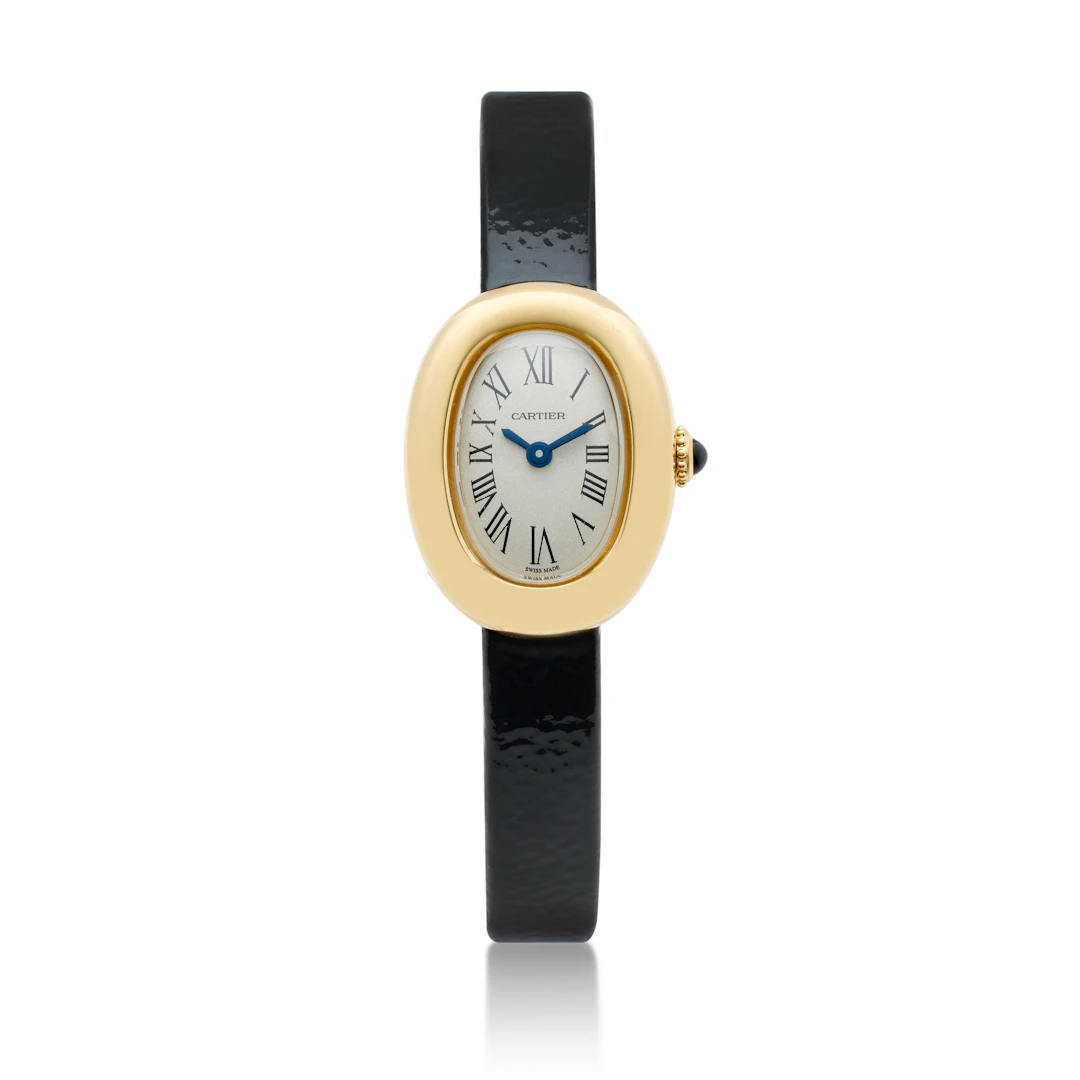 Baignoire Mini (Reference WGBA0041). A 24.6mm yellow gold quartz wristwatch.