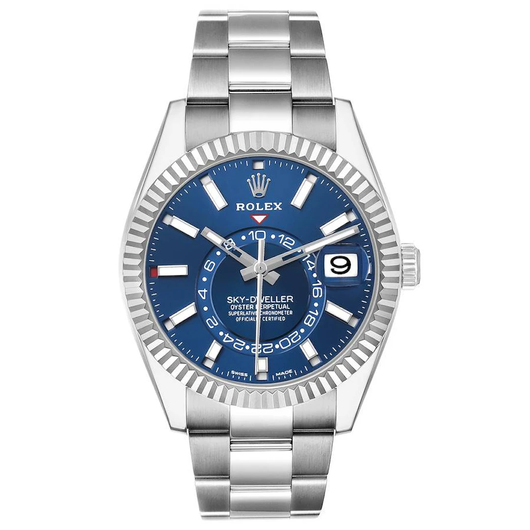 Sky-Dweller (Reference 326934). A 42mm white gold stainless steel