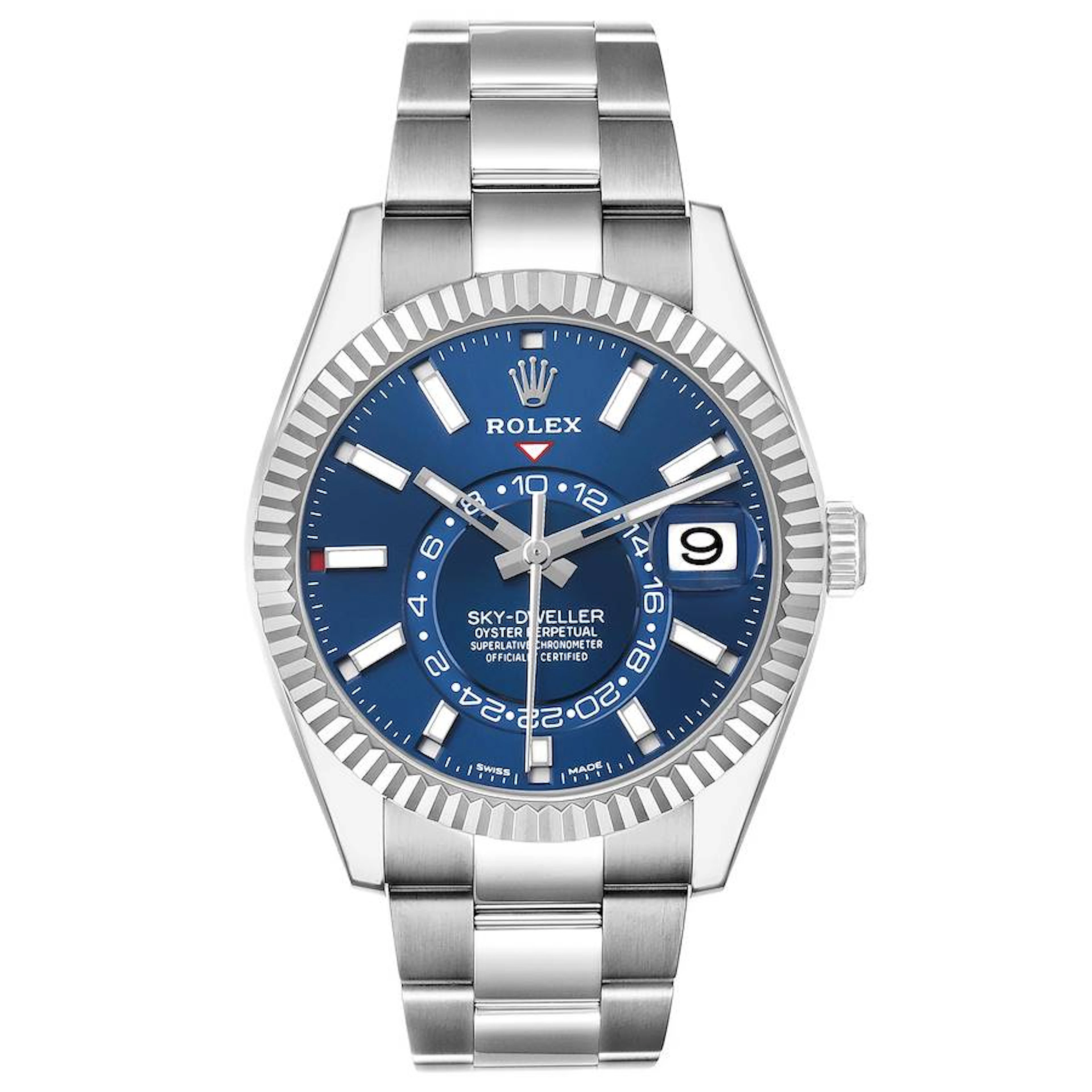 Sky-Dweller (Reference 326934). A 42mm white gold stainless steel