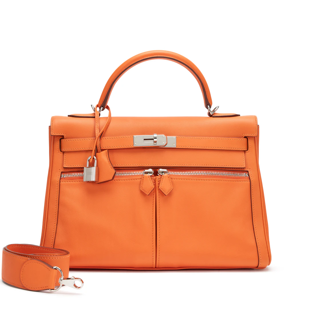 Orange Swift Kelly Lakis 32 Palladium Hardware, 2010