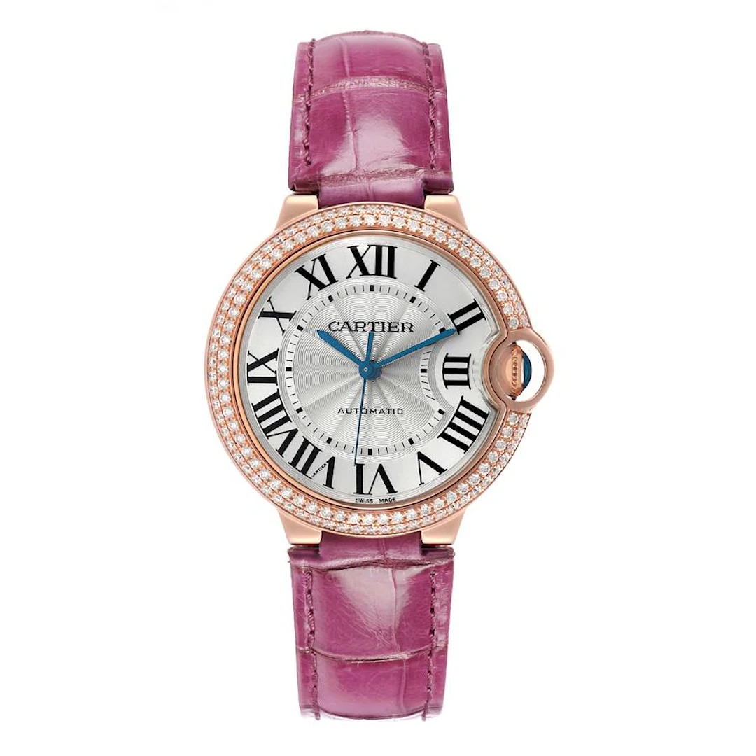 Ballon Bleu (Reference WJBB0009). A 36mm rose gold diamond-set automatic